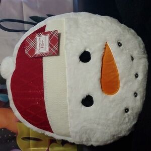 Snowman Plush Pillow